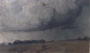 Tom roberts Storm clouds oil on canvas